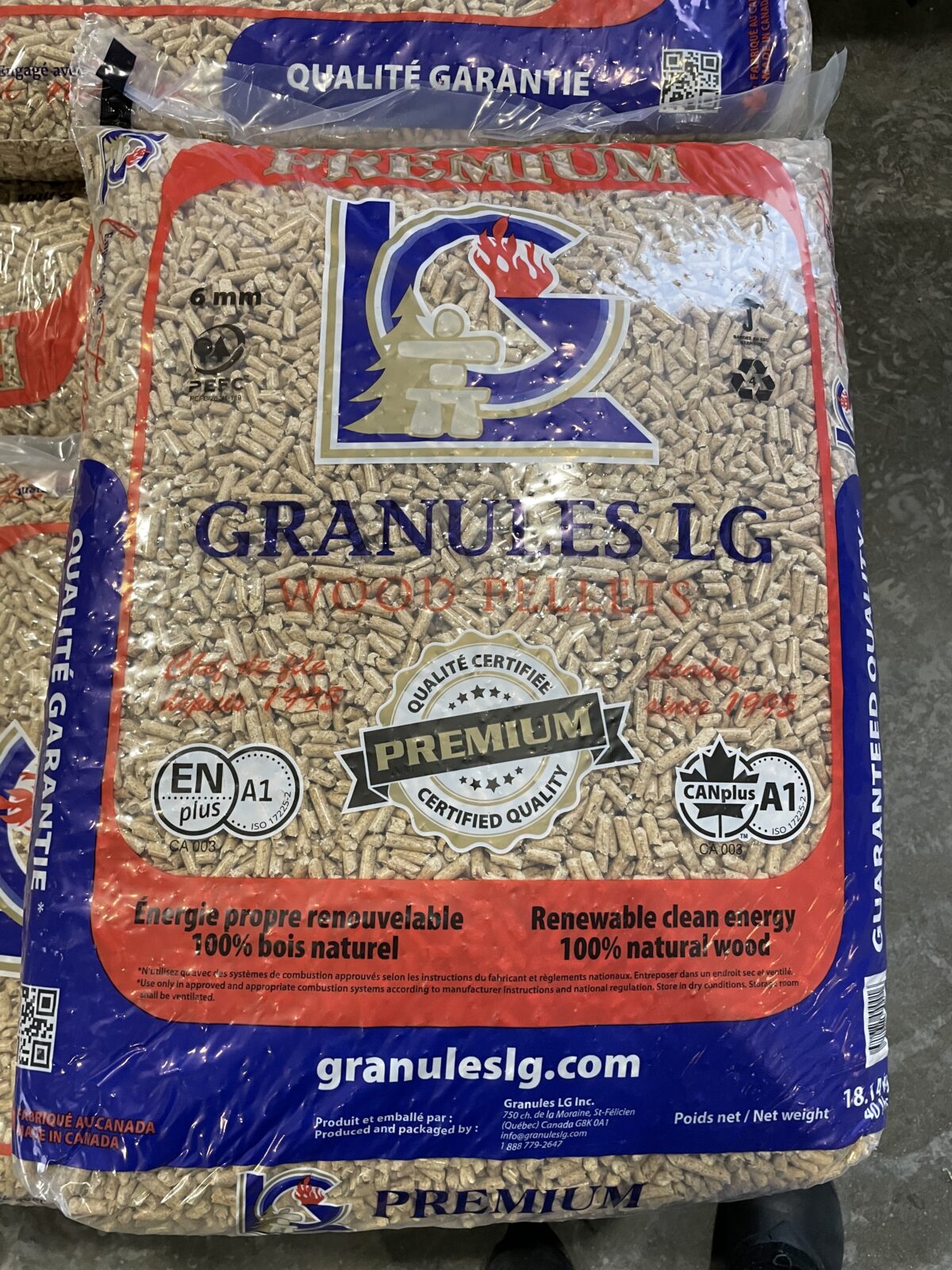 LG Softwood Pellets HiWay Concrete